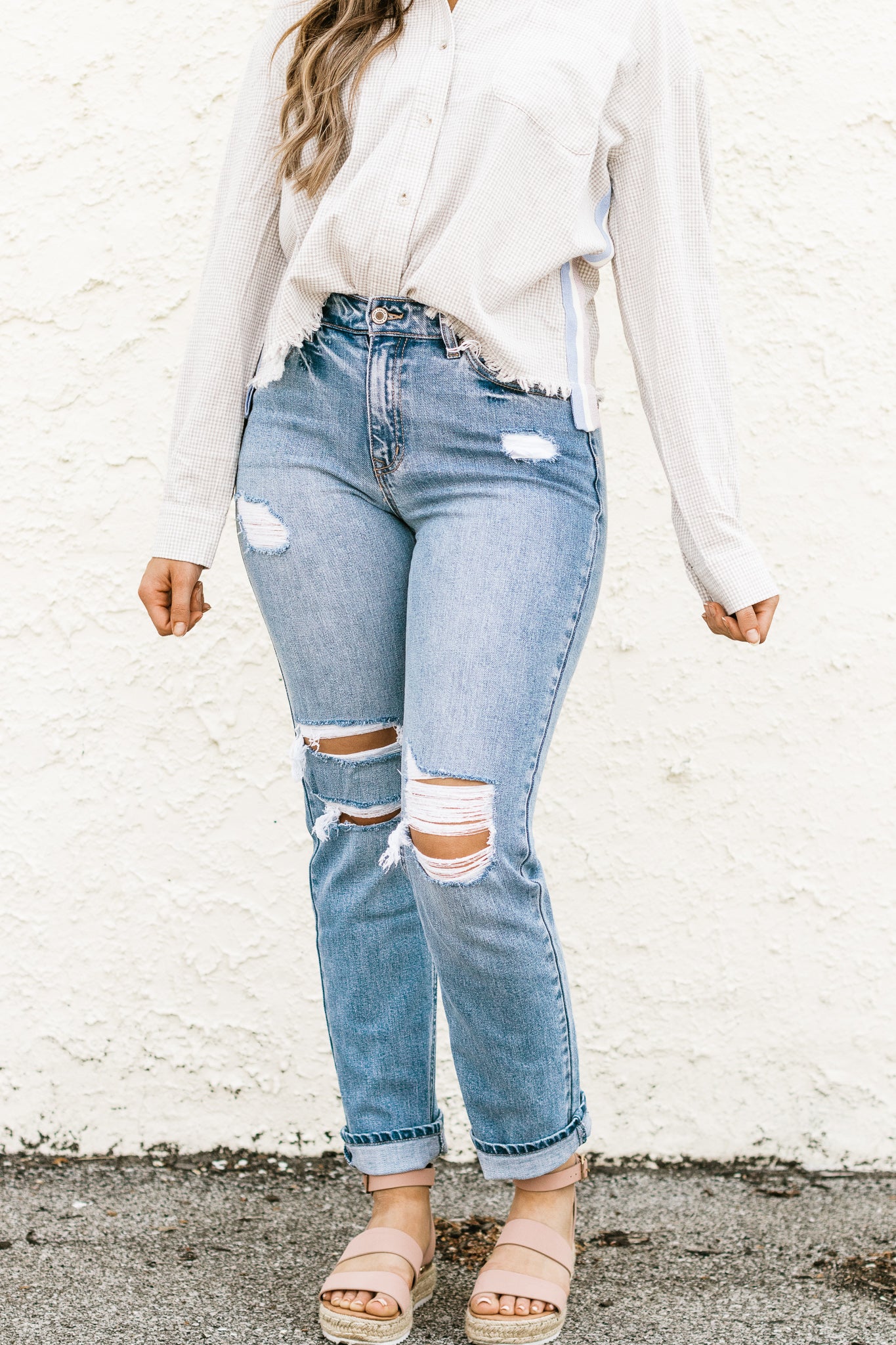 Jeans Lee  Breese In Bleached Azur Bleached Azur Donna • Magnolia House