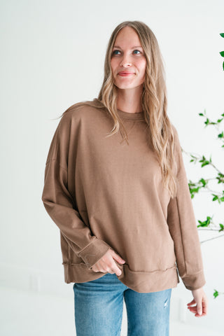 Effortless Lounge Long Sleeve Basic Top