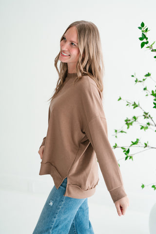 Effortless Lounge Long Sleeve Basic Top