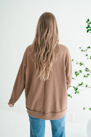 Effortless Lounge Long Sleeve Basic Top