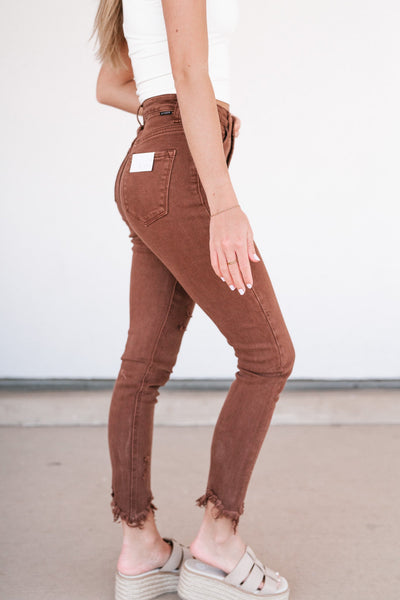 Risen Sienna High Rise Ankle Skinny Jeans