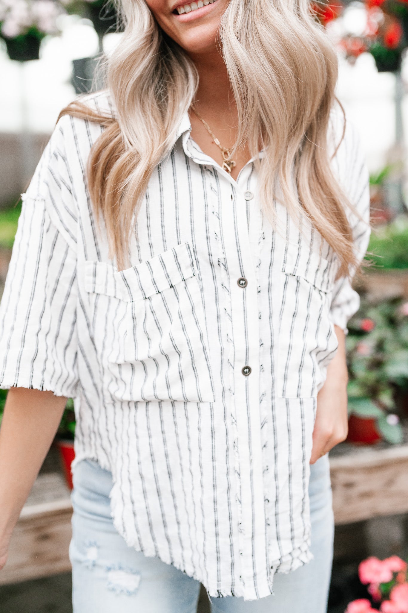 Sunset Cruise Striped Top