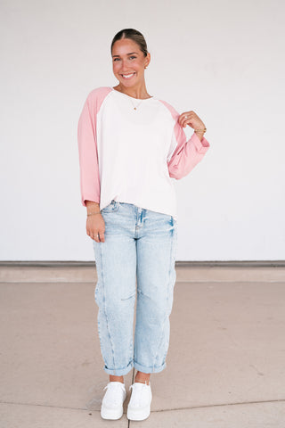Blush & Balance Top
