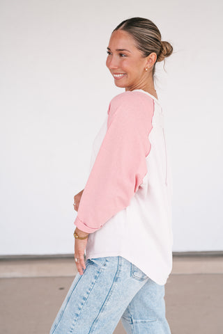 Blush & Balance Top