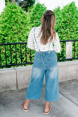 Harper Denim Wide Leg Jumpsuit