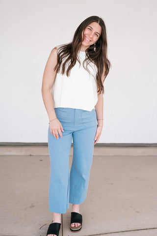 Perfect Muse Bow Knit Top - Cream