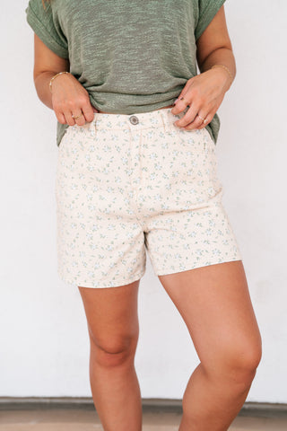 Bluebells Floral Relaxed Shorts