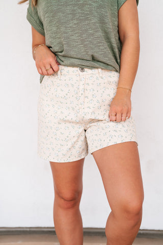 Bluebells Floral Relaxed Shorts