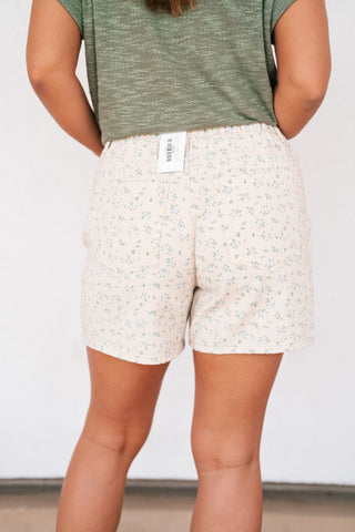 Bluebells Floral Relaxed Shorts