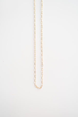 Dainty Gold Single Chain Necklace