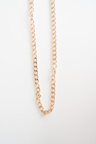 Curb Chain Gold Necklace