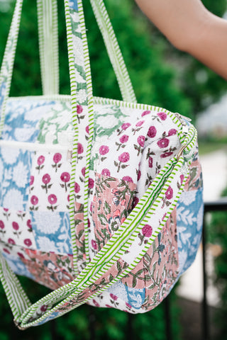 New Horizons Patchwork Duffle Bag