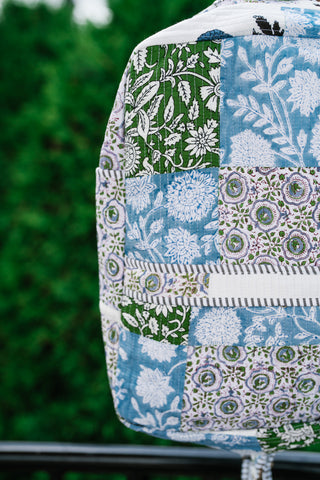 Ocean Dreams Patchwork Book Bag