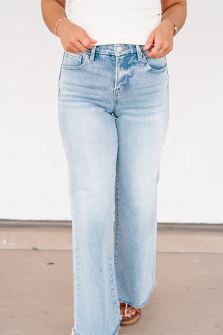Risen Holland Mid Rise Wide Leg Jean