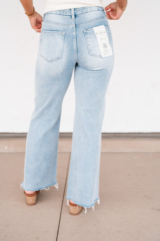 Risen Holland Mid Rise Wide Leg Jean