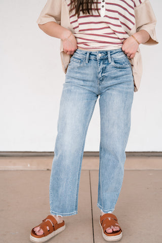 Lovervet Piper High Rise Barrel Jean
