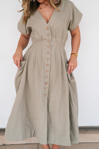 Pure Form Pleated Midi Dress