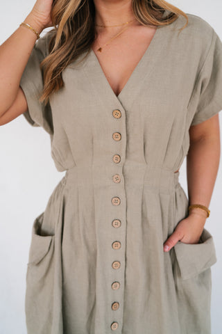 Pure Form Pleated Midi Dress