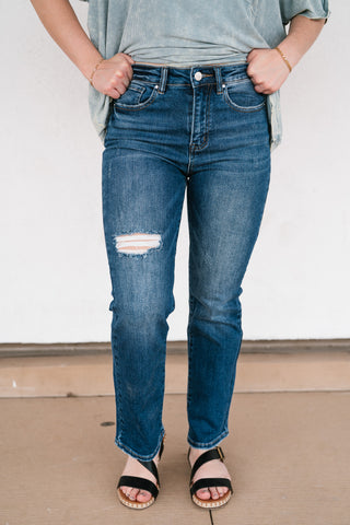 Risen Cityscape High Rise Straight Jean