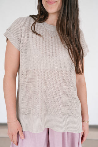 Spring Theme Knit Top