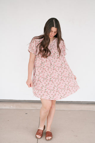 Morning Dawn Floral Mini Dress