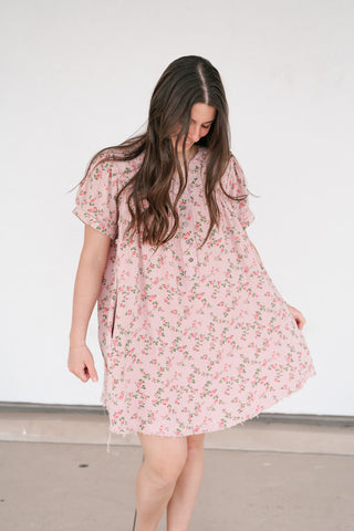 Morning Dawn Floral Mini Dress