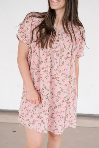 Morning Dawn Floral Mini Dress