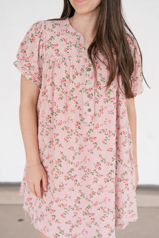 Morning Dawn Floral Mini Dress