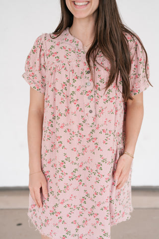 Morning Dawn Floral Mini Dress