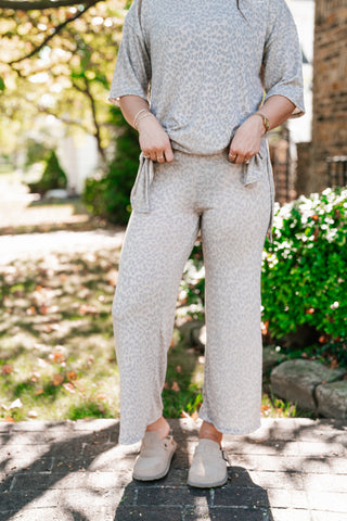 Wild Comfort Leopard Print Set - Bottom