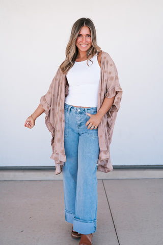 Enchanted Daisy Ruffle Kimono