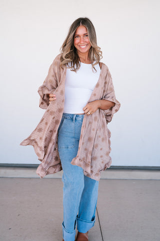 Enchanted Daisy Ruffle Kimono