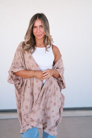Enchanted Daisy Ruffle Kimono