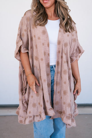 Enchanted Daisy Ruffle Kimono