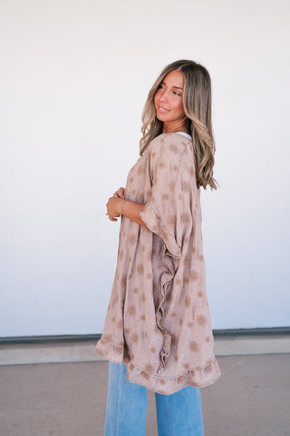 Enchanted Daisy Ruffle Kimono