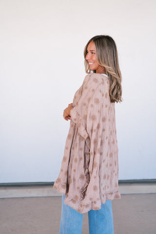 Enchanted Daisy Ruffle Kimono