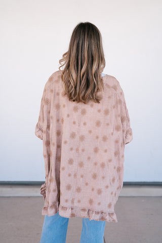 Enchanted Daisy Ruffle Kimono