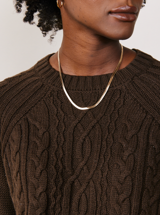 Able Herringbone Chain Necklace