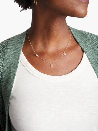 Able Triple Pearl Necklace