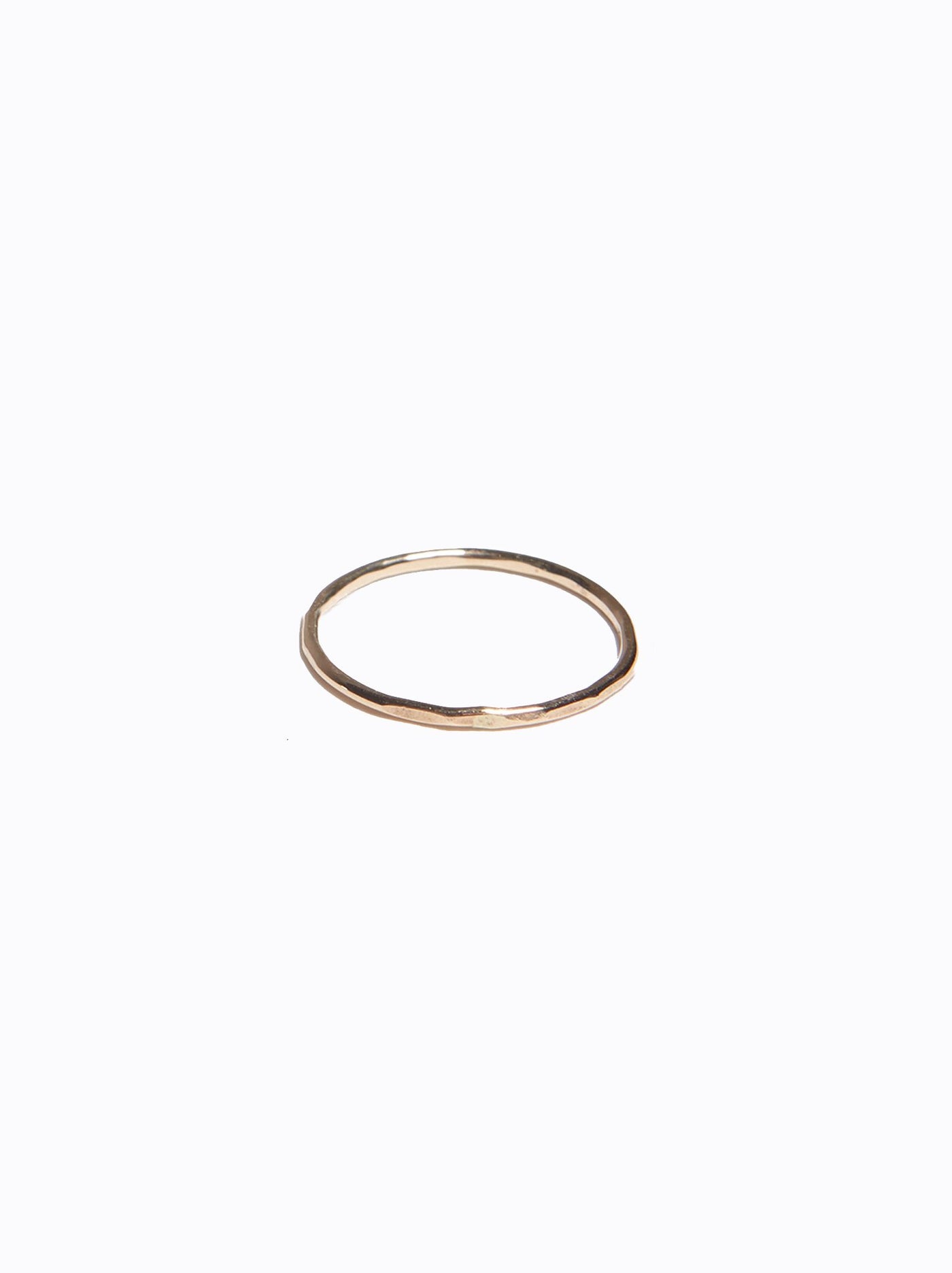Able Hammered Stacking Ring