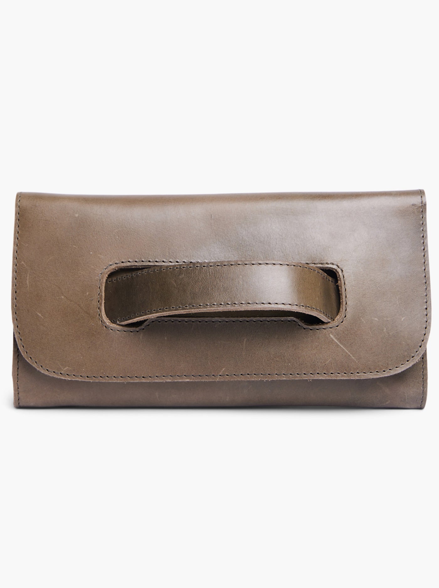 Able Mare Handle Clutch - Olive