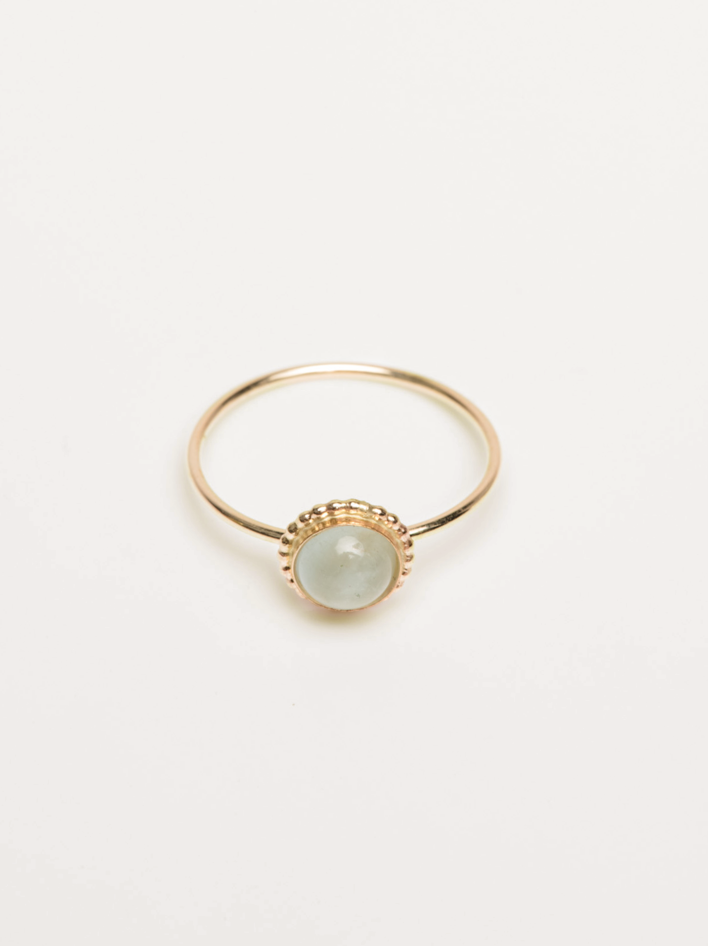 Able Aquamarine Halo Ring