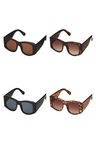 Rose Rectangle Sunglasses