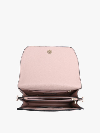 Noah Flapover Crossbody w/ Guitar Strap: Blush