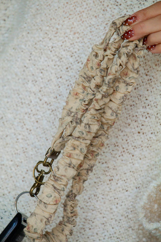 Beige Floral Lanyard - ANDI