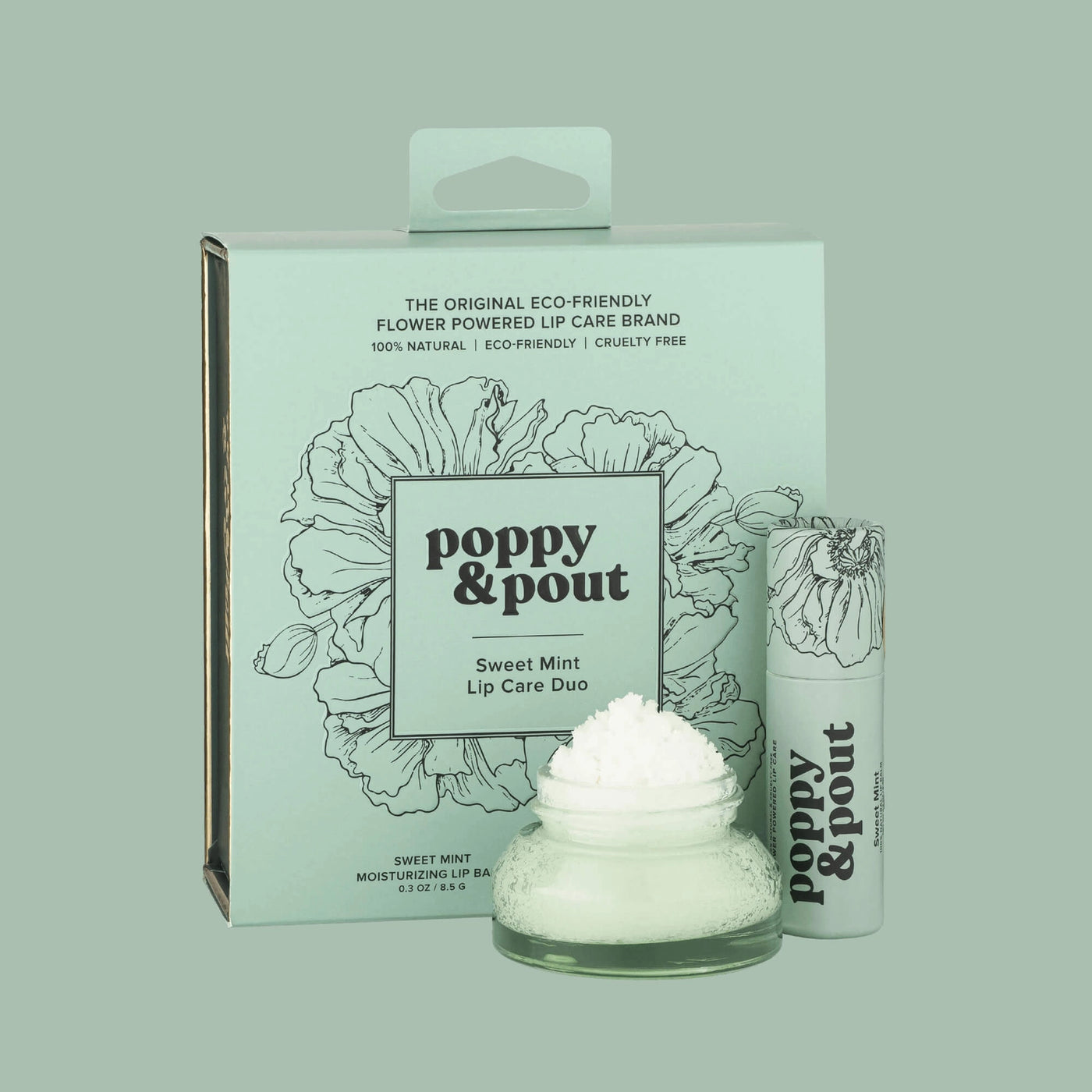 Poppy & Pout Lip Care Duo - Sweet Mint