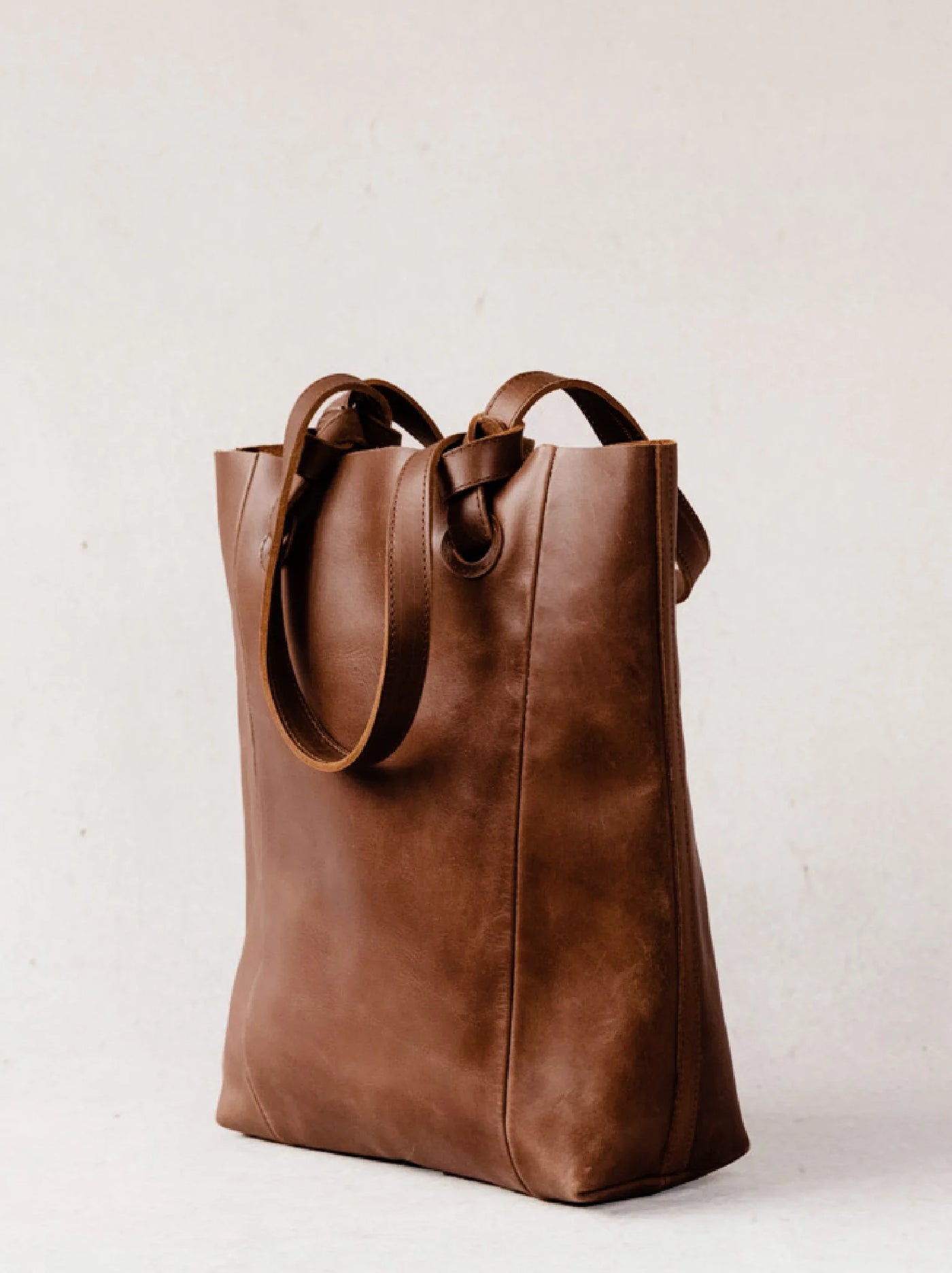 Able Cait Knotted Tote - Whiskey