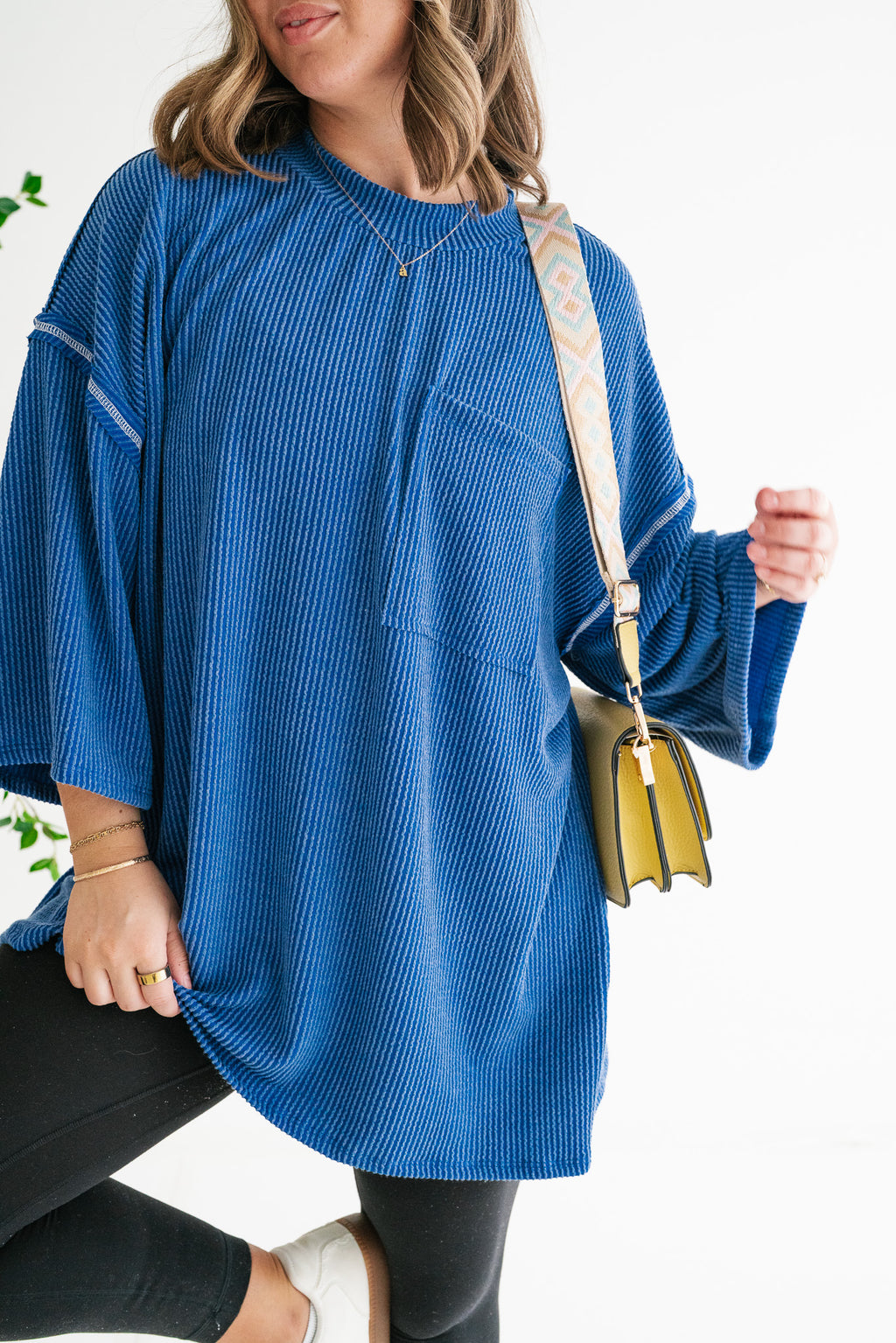 Forever Ideal Ribbed Top - Royal Blue – Birch & Bell Boutique