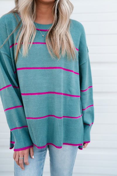 Perfect For You Striped Sweater