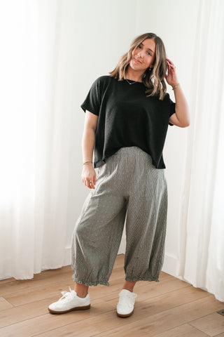 Pure Ease Relaxed Top - Black